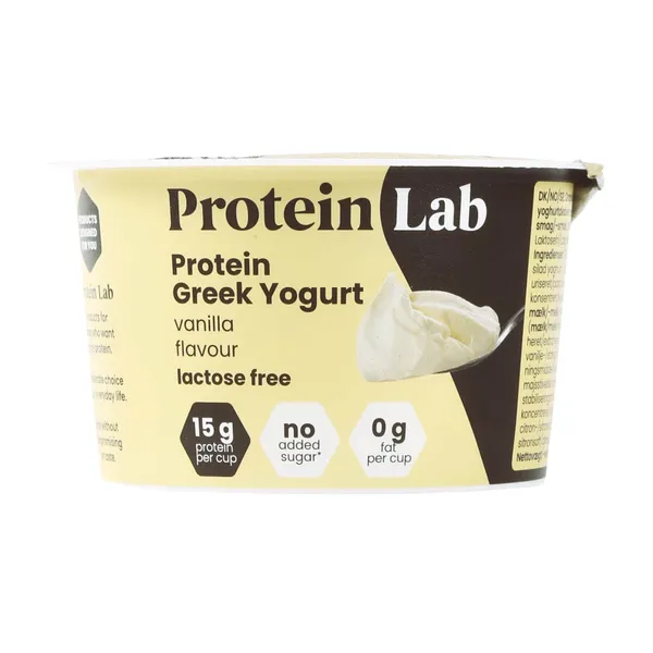 Proteiini kreeka jogurt vaniljemaitseline magusainega Protein Lab 0% 160g
