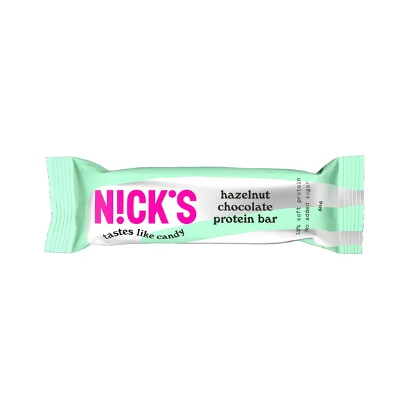 Proteiinibatoon sarapuupähkli kreemiga magusainetega Nicks 50g