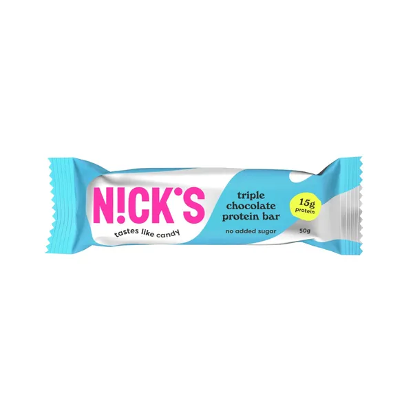 Proteiinibatoon šokolaadiga magusainetega Nicks 50g