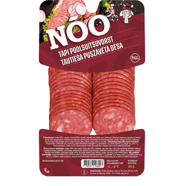 P/S vorst Täpi viilutatud Nõo 135g
