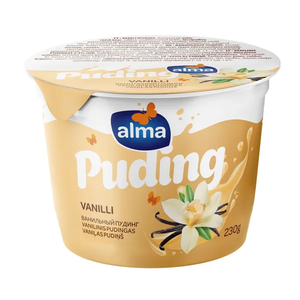 Puding ALMA vanilli, 230g