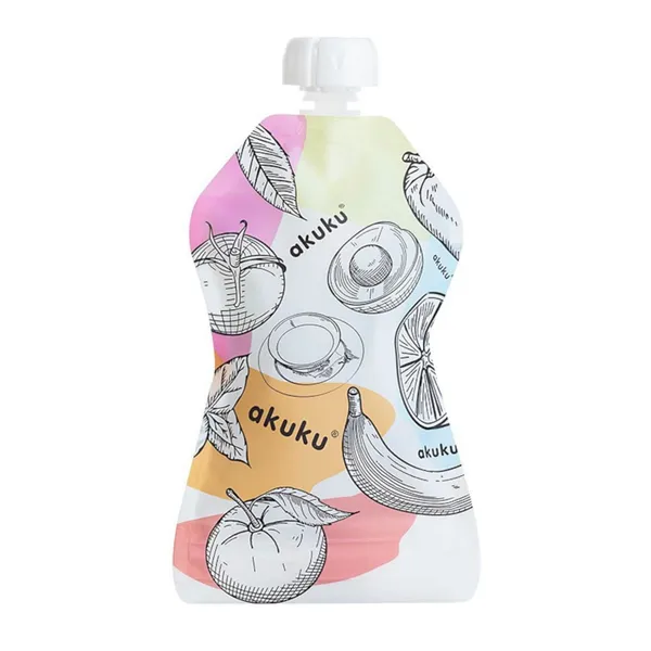 Püreetuub Akuku korduvkasutatav 150ml 5tk