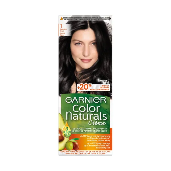 Püsivärv Color Naturals Olive 1 must, GARNIER, 1 tk