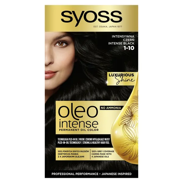 Püsivärv SYOSS Oleo Intense 1-10 intensiivne must