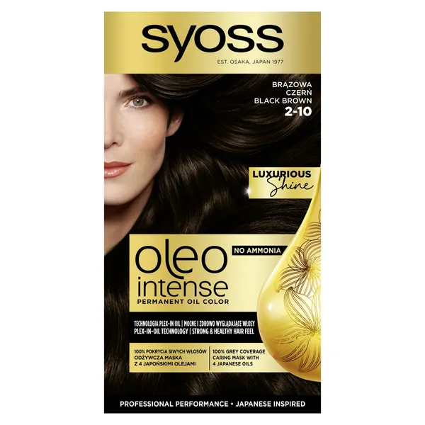 Püsivärv SYOSS Oleo Intense 2-10 pruunikas must