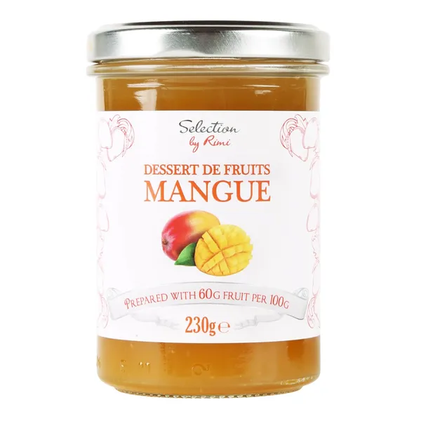 Augļu deserts Selection by Rimi mango 230g