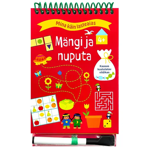 Raamat Mängi ja nuputa 4+