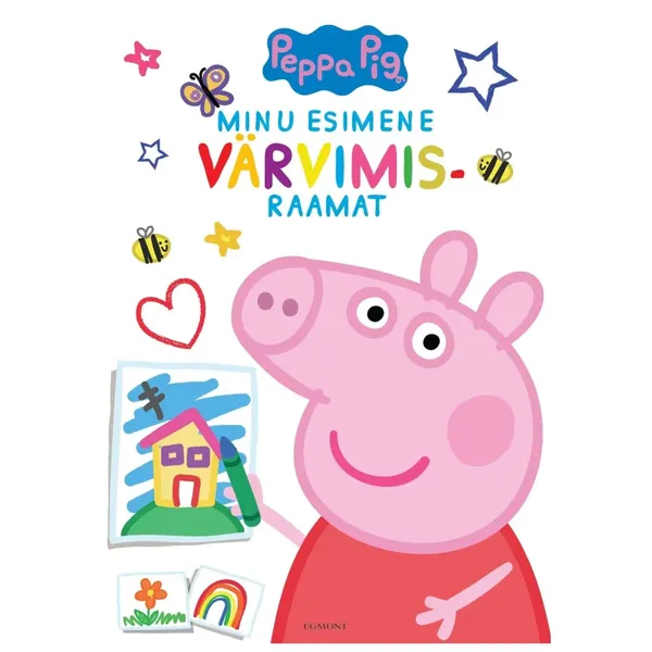 Raamat Põrsas Peppa. Minu esimene värvimisraamat