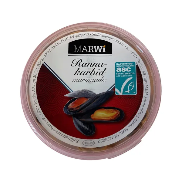 Rannakarbid marinaadis Marwi ASC 300g/150g