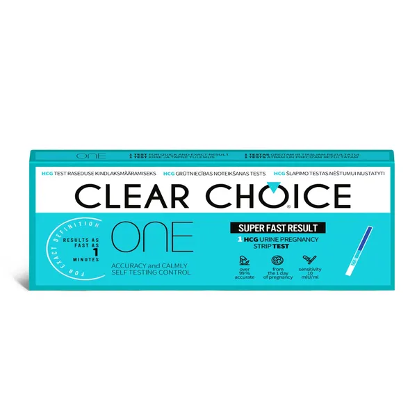 Rasedustest CLEAR CHOICE One 1tk.