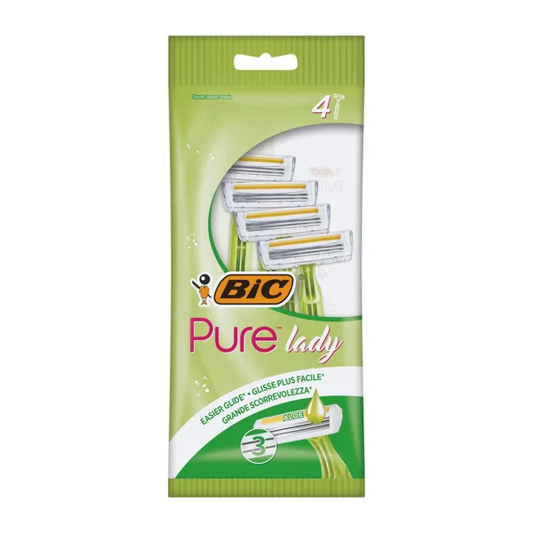 Raseerijad naistele Bic Pure3 Lady ühekordsed 4tk