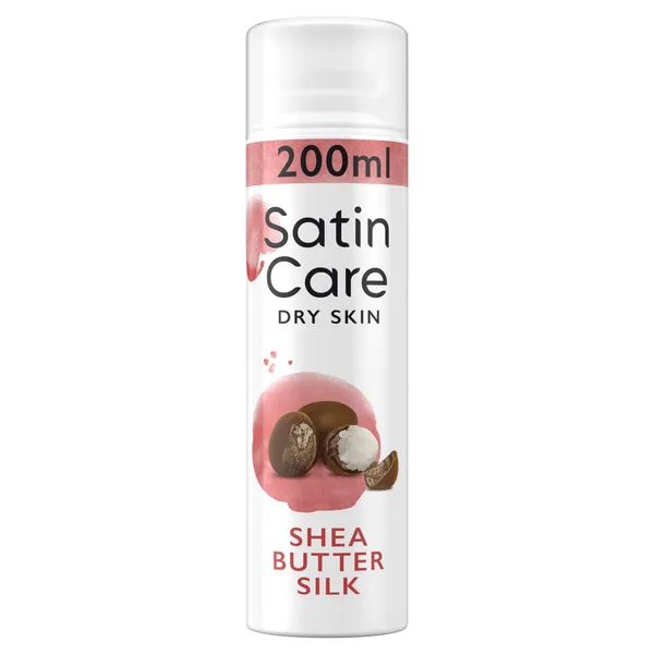 Raseerimisgeel Satin Care Dry, GILLETTE, 200 ml