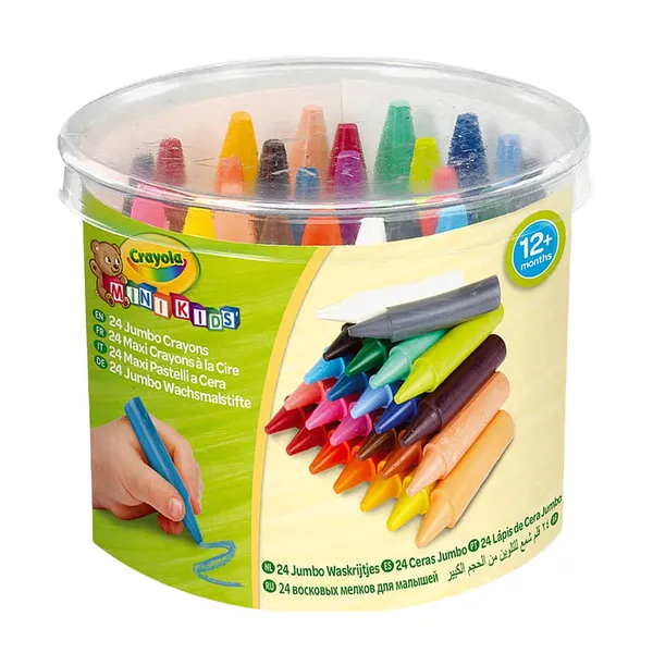 Rasvakriidid Mini Kids Jumbo Crayola 24tk