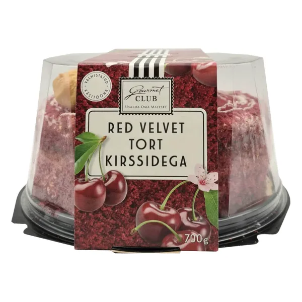 Red velvet tort kirssidega Gourmet Club 700g