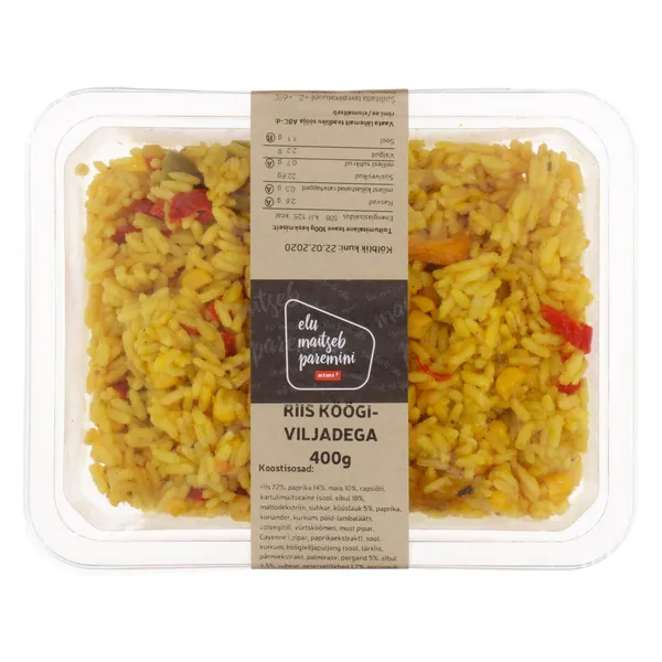 Riis köögiviljadega 400g