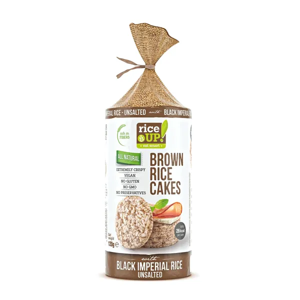 Riisigaletid musta riisiga, ilma soolata Rice Up 120g