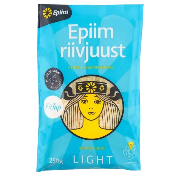 Riivjuust light, EPIIM, 250 g