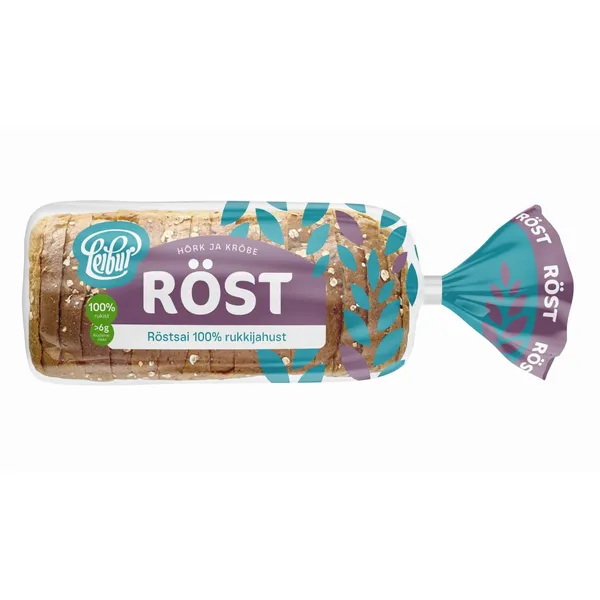 Röst 100% rukkijahust, LEIBUR, 550 g