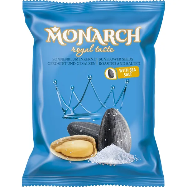 Röstitud ja soolatud päevalilleseemned Monarch 100g