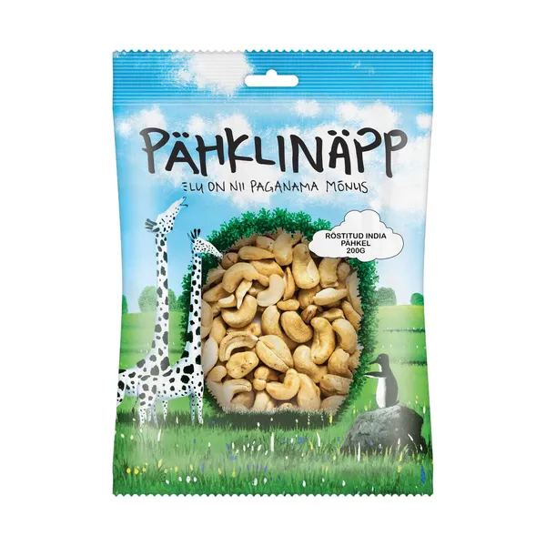Röstitud India pähkel, PÄHKLINÄPP, 200 g