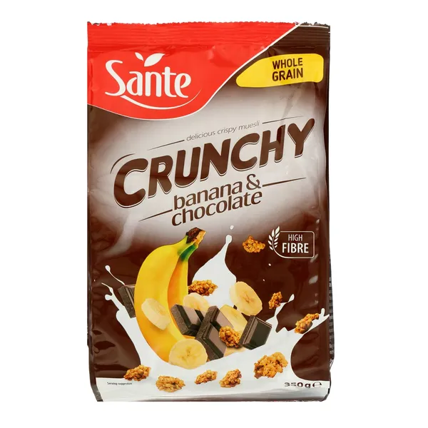 Röstitud müsli banaani-šokolaadi, SANTE, 350 g