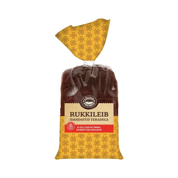 Rukkileib idantatud teradega, LÕUNA PAGARID, 300g