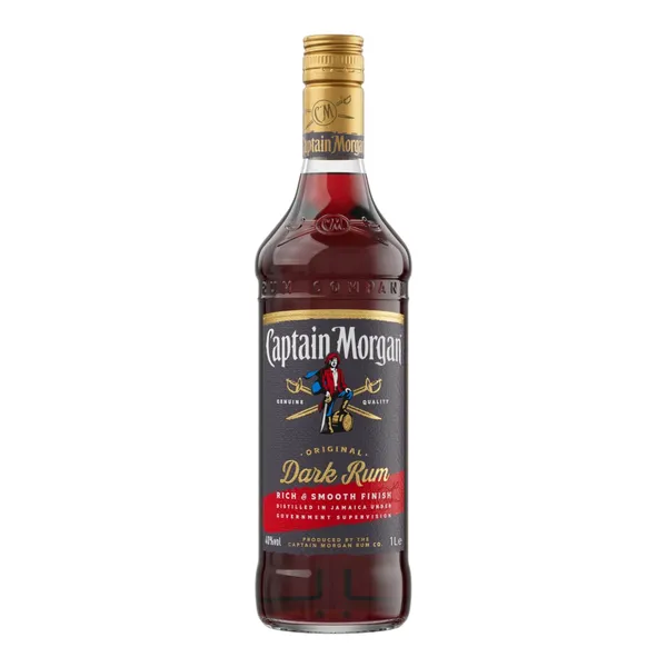 Piiritusjook CAPTAIN MORGAN Dark,40%vol, 1L