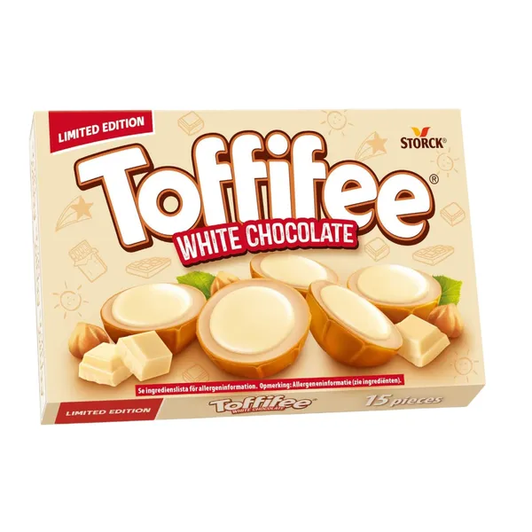 Sarapuupähklid karamellis valge šokolaadi Toffifee White 125g