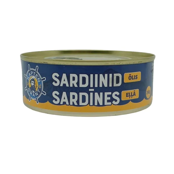 Sardiinid õlis Kapten Grant 240g