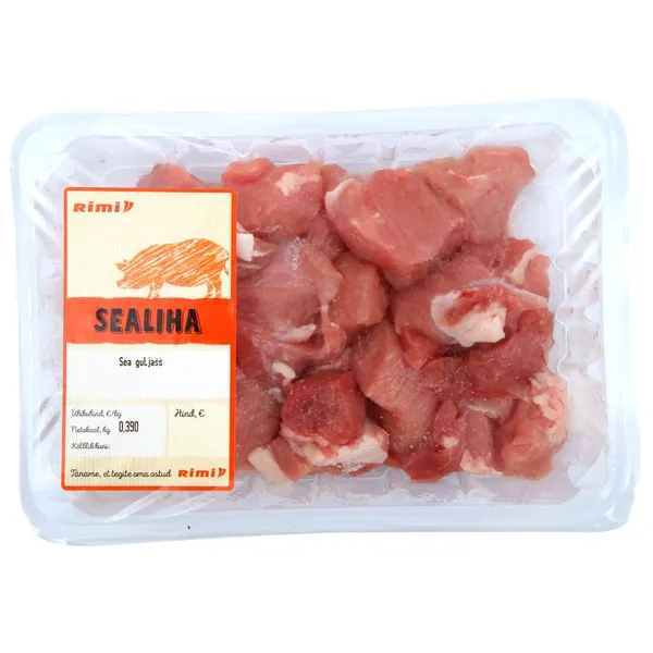 Cūkgaļa gulašam Rimi 390g