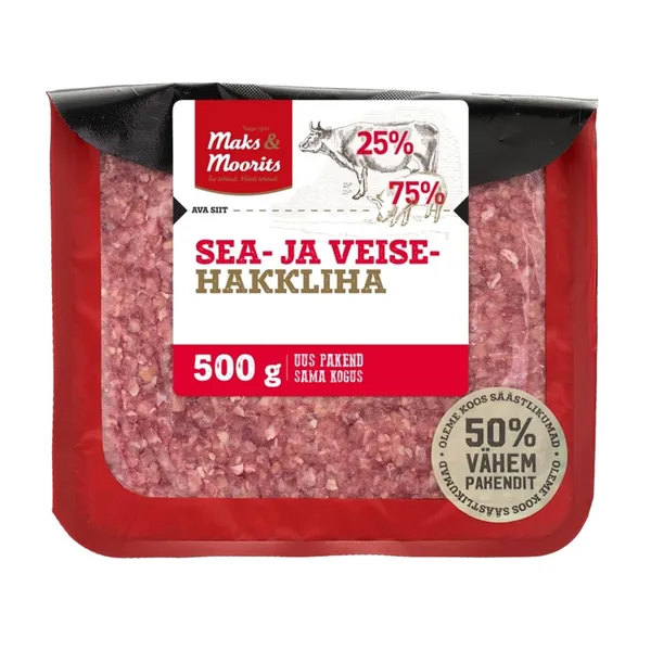 Sea- ja veisehakkliha M&M, 500g
