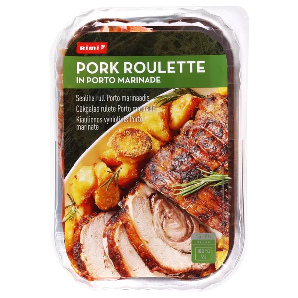 Cūkgaļas rulete Porto marinādē Rimi, kg