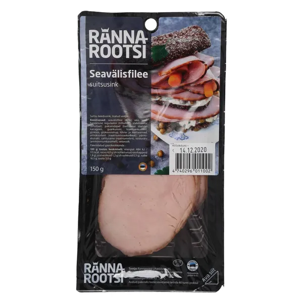 Seavälisfilee suitsusink, viilutatud Rannarootsi 150g