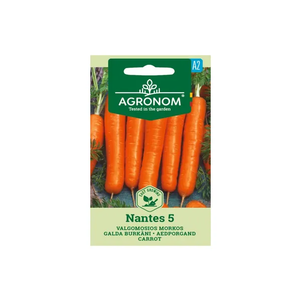 Sēklas AGRONOM Galda burkāni Nantes 5