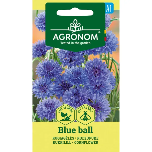 Sēklas AGRONOM Rudzupuķe Blue Ball