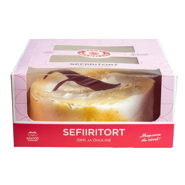 Sefiiritort jõhvikamoosiga Reval Kondiiter 500g