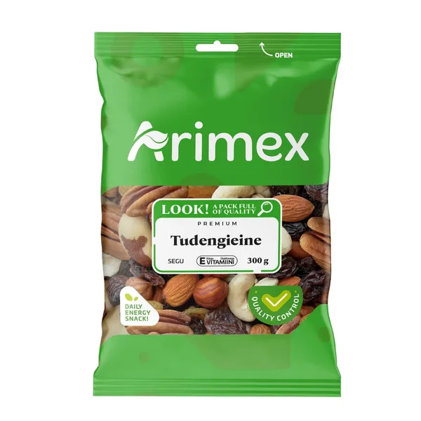 Pähklite ja rosina segu Extra kvaliteediga tudengieine Arimex 300g