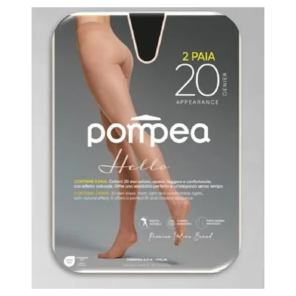 Sukkpüksid Pompea Hello 20x2pr polvere dorata 3-M
