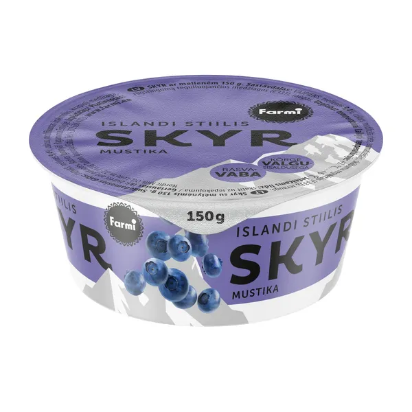 Skyr mustikatega, FARMI, 150 g