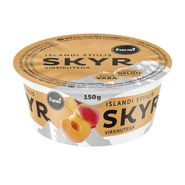 Skyr virsikutega Farmi 150g