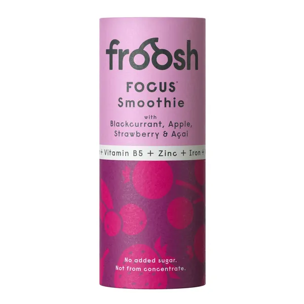 Smuuti Focus mustsõstra, õuna, maasika ja acai Froosh 235ml