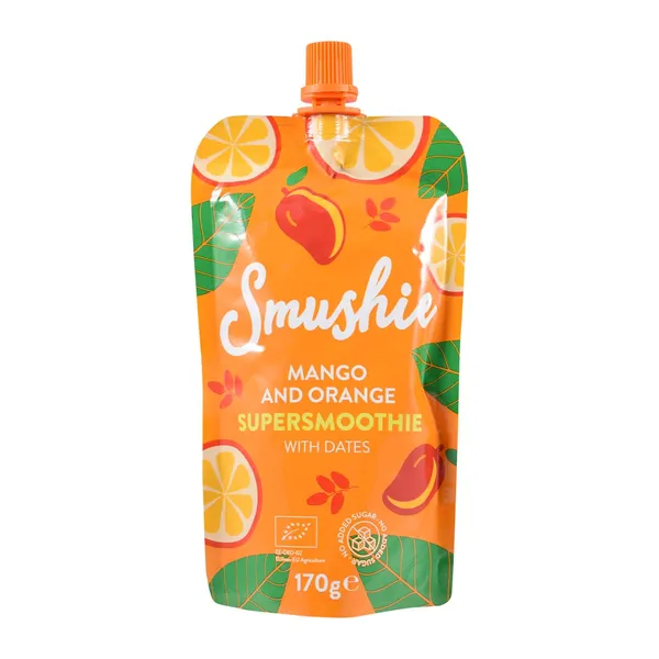 Smuuti mango-apelsini datlitega Smushi öko 170g