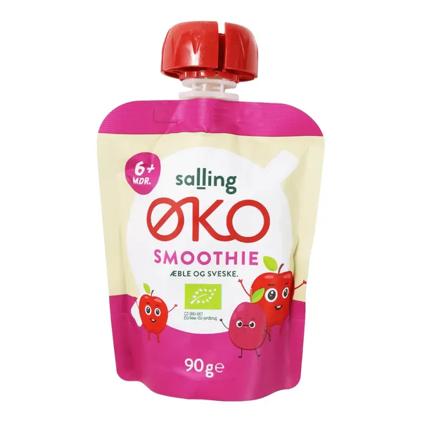 Smuuti õuna-ploomi Salling Eko öko 6k+ 90g