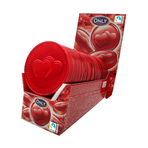 Piena šok. medaļa Only ar sirsniņu 21,5g