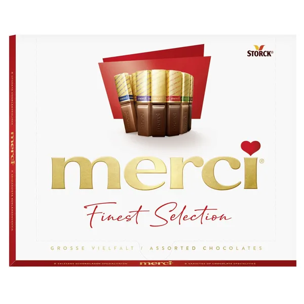 Kommikarp Valik šokolaade, MERCI, 250 g
