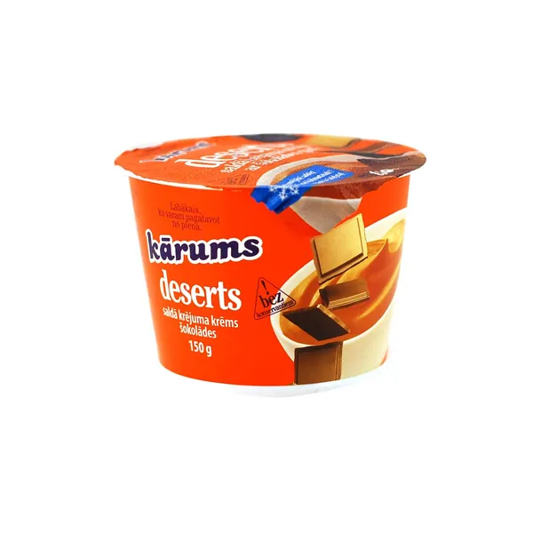 Saldā krējuma Krēms Kārums šokolādes 150g