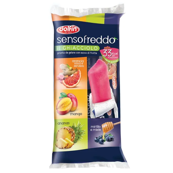 Sorbeta saldējums ar augļu g. 10 gab.x40ml