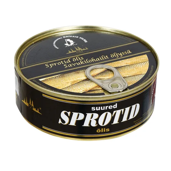 Lielās šprotes eļļā 240g/163g
