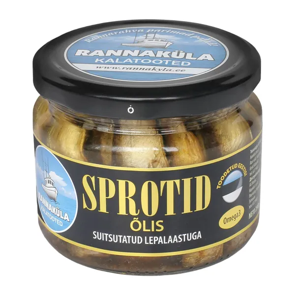 Sprotid Rannaküla õlis 250g klaas
