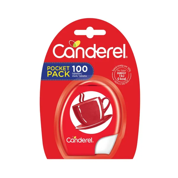 Suhkruasendaja tabletid Canderel N100 magusainetega 8,5g